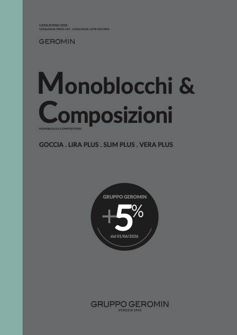 Hafro - Geromin - Listino prezzi Monoblocchi & Composizioni