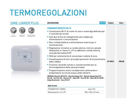 Sime - Listino prezzi Sime Linker Plus