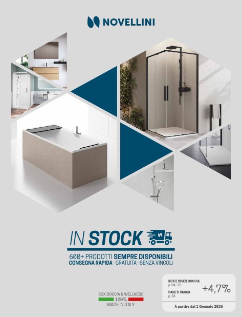 Novellini - Listino prezzi IN STOCK 2026