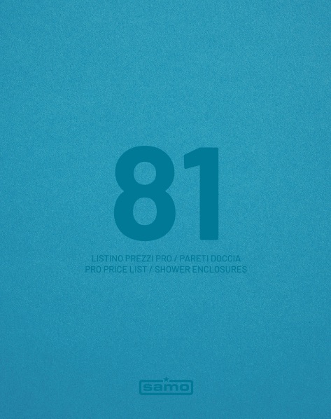 Samo - Listino prezzi Nr. 81 PRO | Pareti doccia