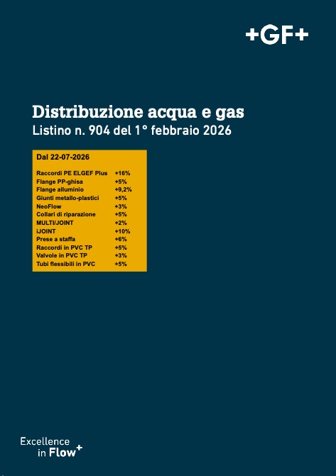 Georg Fischer - Listino prezzi N. 904 Distribuzione acqua e gas
