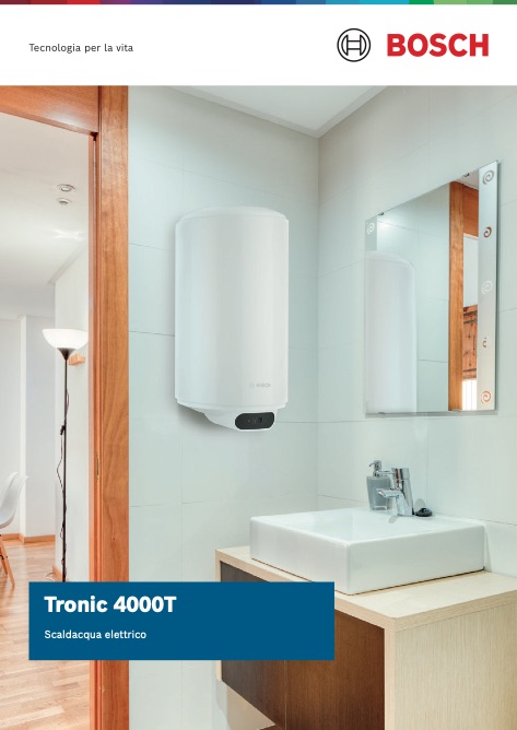 Bosch Termotecnica - 目录 Tronic 4000T