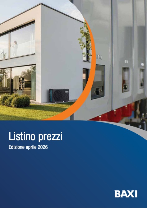 Baxi - Listino prezzi Aprile 2026