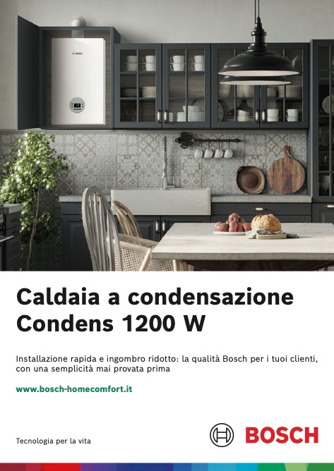 Bosch Termotecnica - 价目表 Nuova gamma di caldaie a condensazione