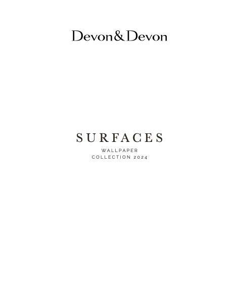 Devon&Devon - 价目表 Surfaces 2024 - Wallpaper